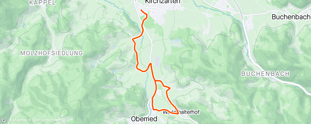 Map of the activity, Feierabendrunde 🏃‍♂️