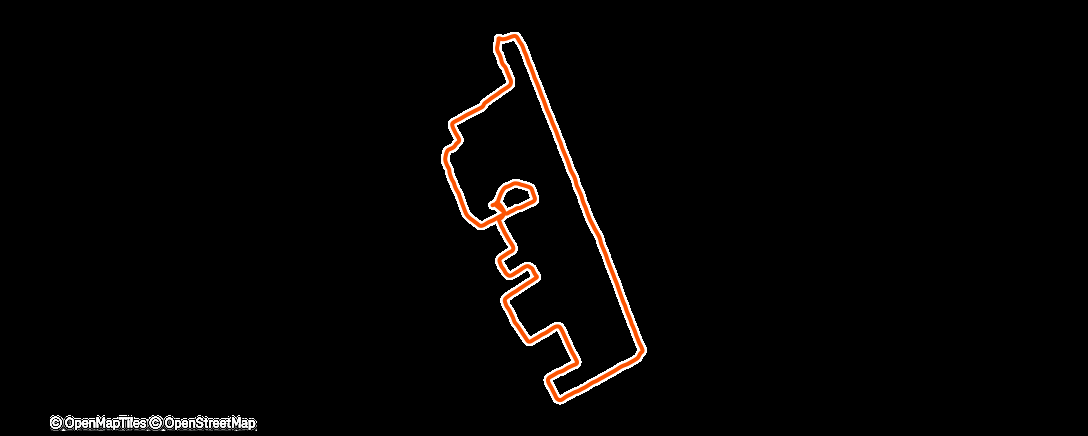 Map of the activity, Avondloop