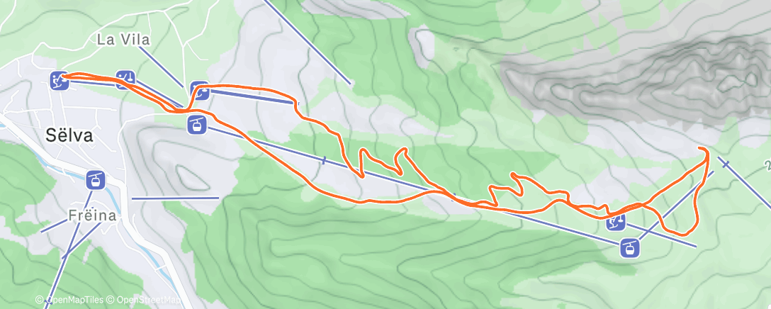 Map of the activity, Easy pellata bla bla bla 😅
