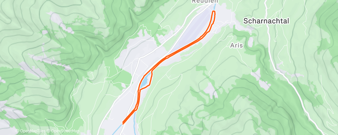 Карта физической активности (Morning Run)