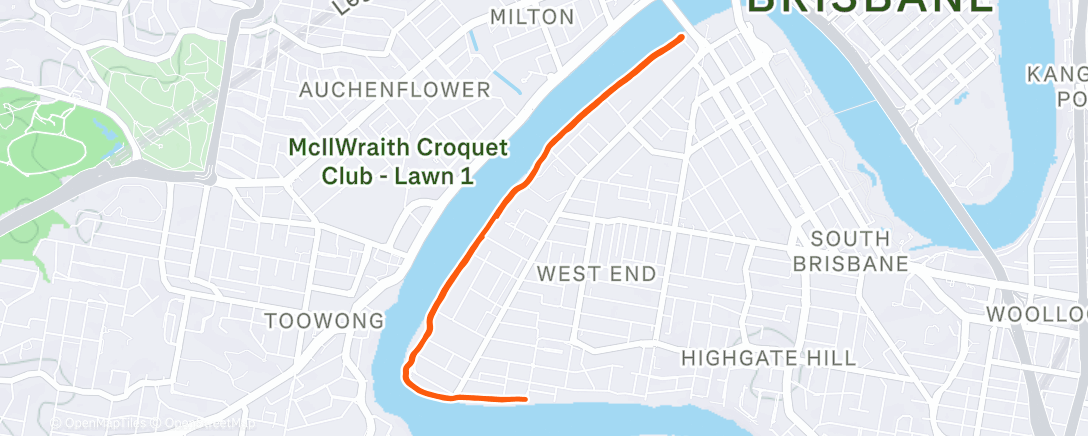 Карта физической активности (Morning Run)