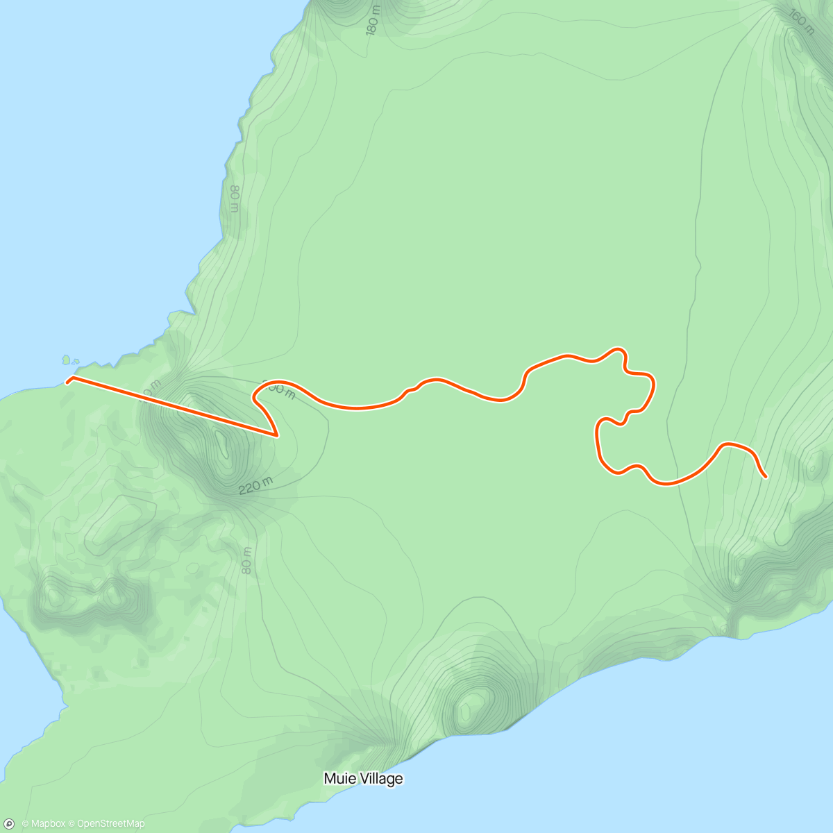 Map of the activity, 10min Zwift Z1/2