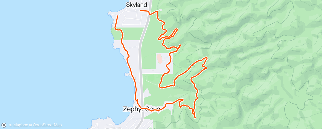 Mapa de la actividad, Afternoon E-Mountain Bike Ride