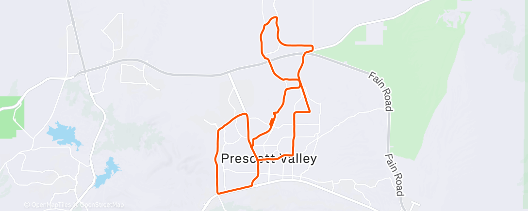 Карта физической активности (Morning Run)