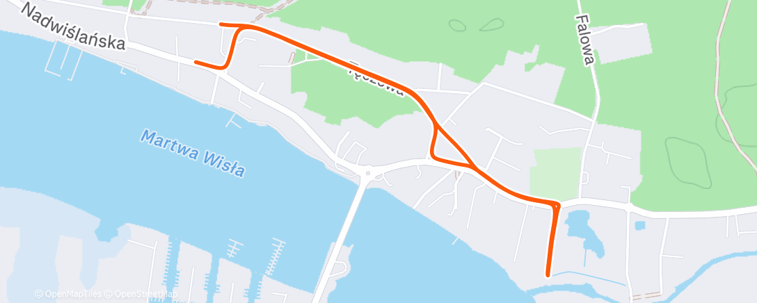 Map of the activity, Afternoon Walk