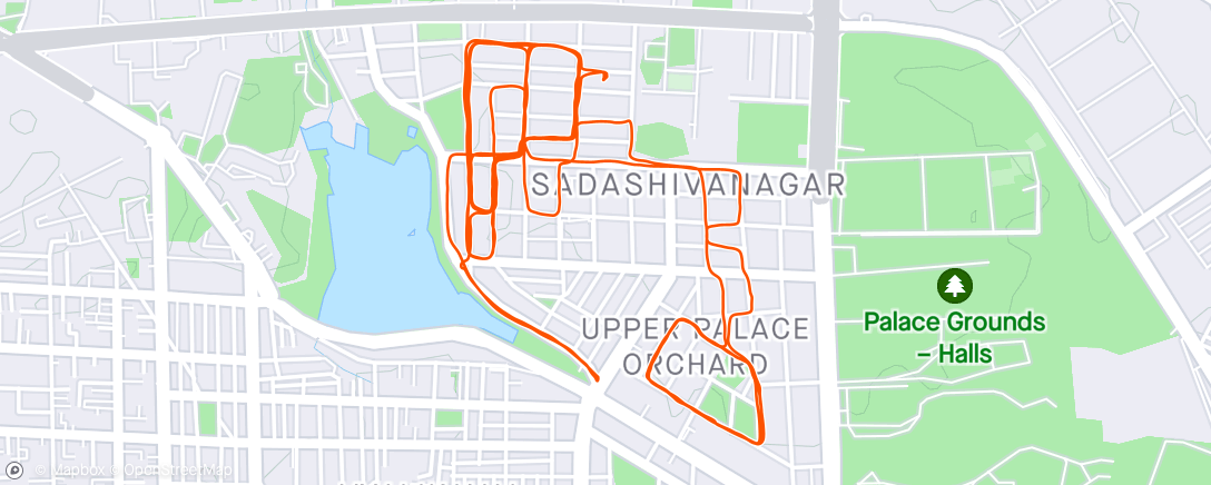 Map of the activity, MORNING RIDE