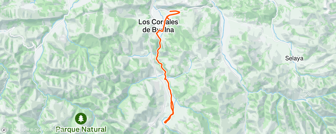 Map of the activity, Hasta Barcena.