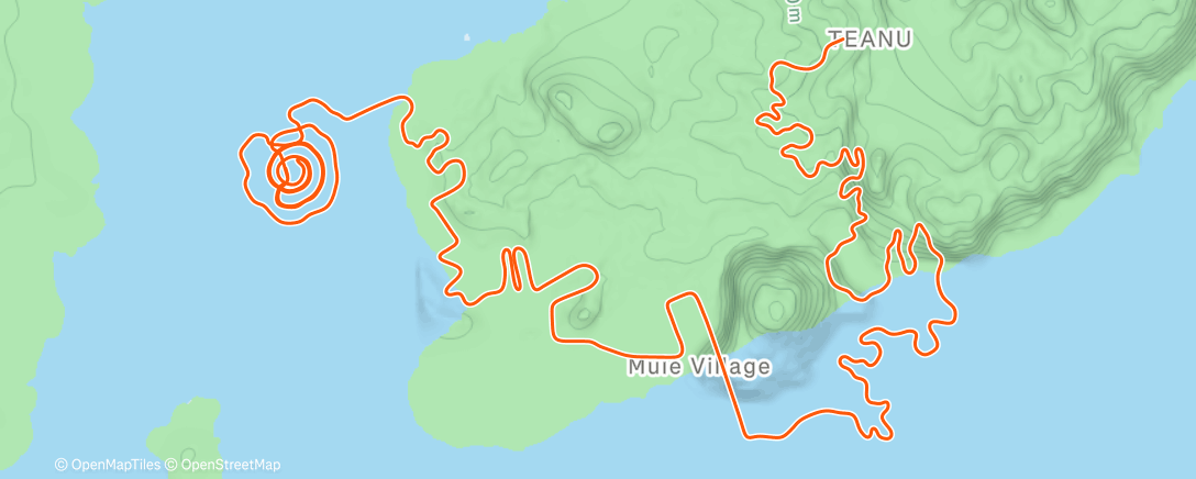 Map of the activity, Zwift - Legends and Lava in Watopia