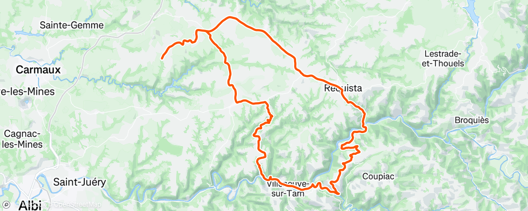 Carte de l'activité