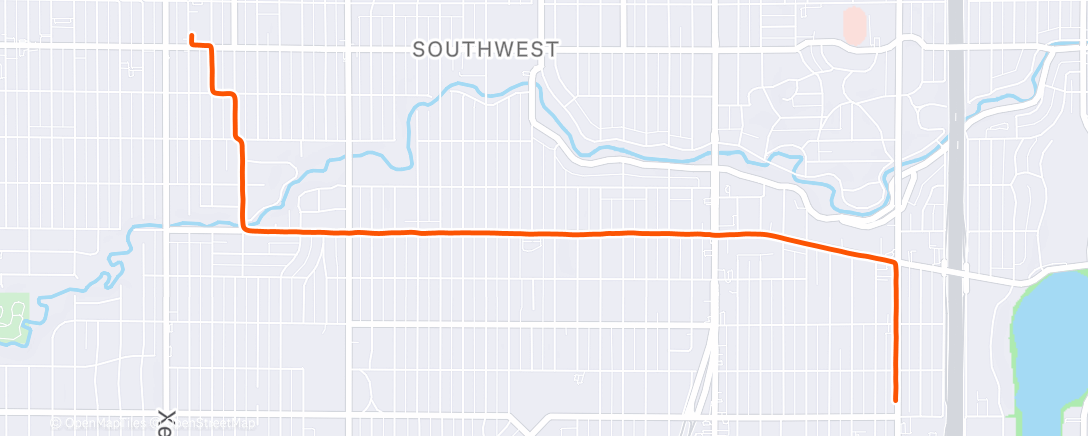 Map of the activity, Afternoon Ride