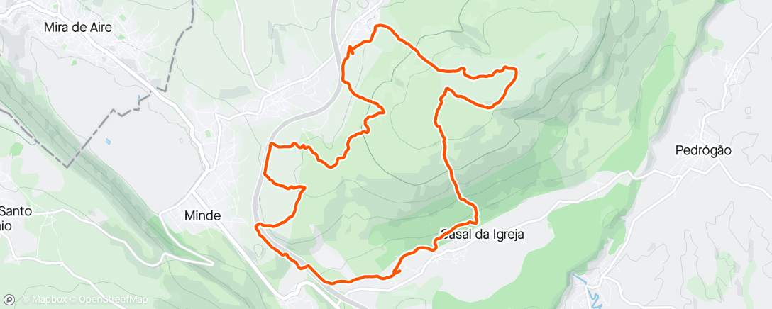 Map of the activity, Meia maratona na Serra 🏃🥳
...com umas rampinhas 😁