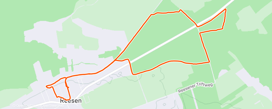Map of the activity, Spaziergang am Nachmittag