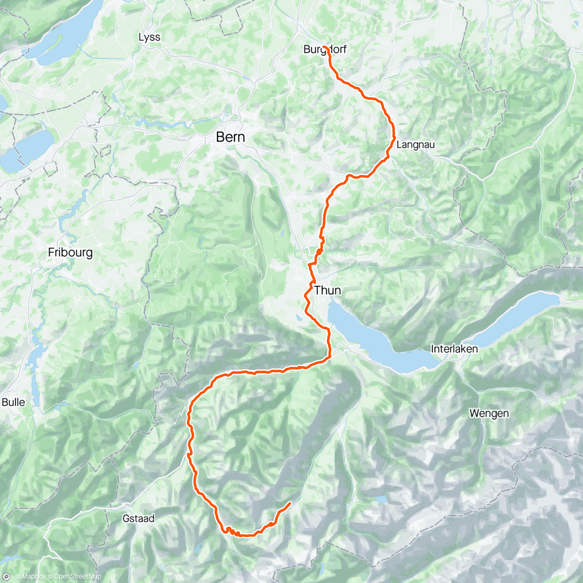 Карта физической активности (Gravel-Reko-Fahrt)