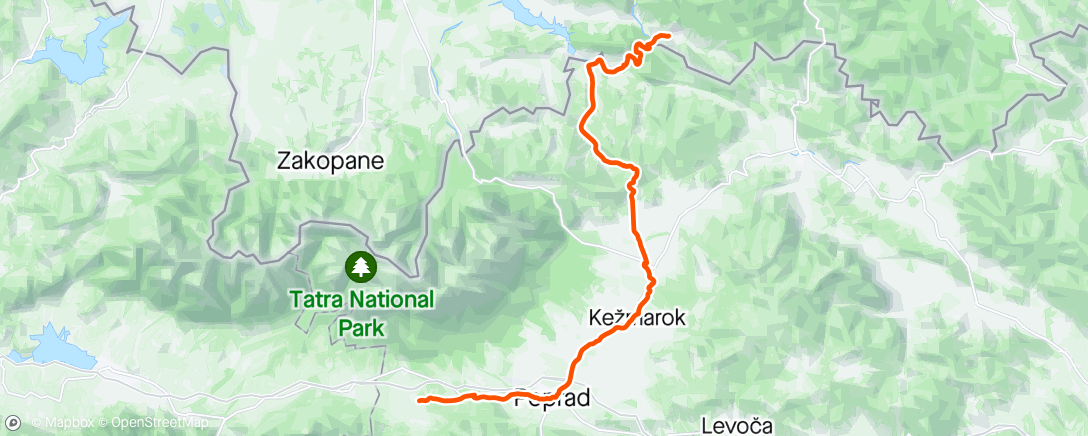 「Szlak wokół Tatr+Velo Dunajec part. 3」活動的地圖