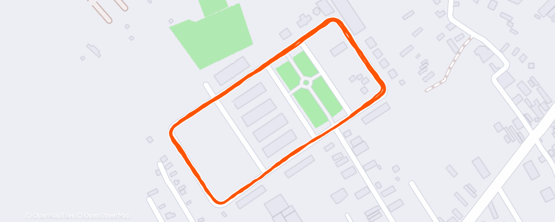 Map of the activity, Morning Run