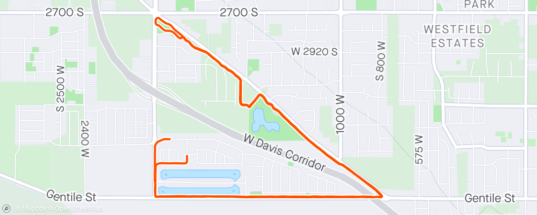 Map of the activity, ☁️ Syracuse, Utah Morning Run