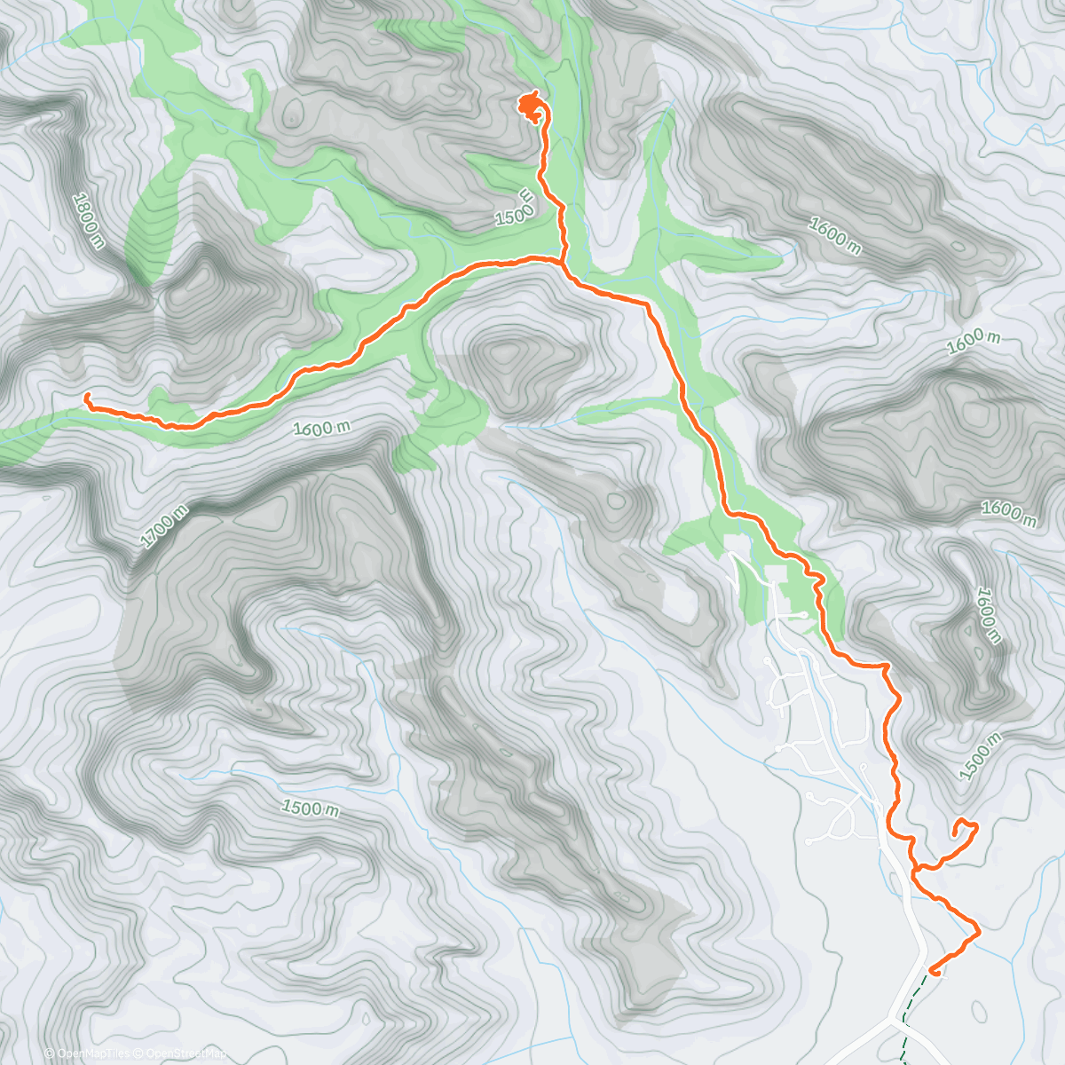 Map of the activity, Subway Canyon and Boynton Canyon plus Kokopelli