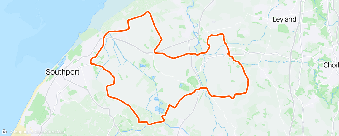 Map of the activity, CV Charity ride