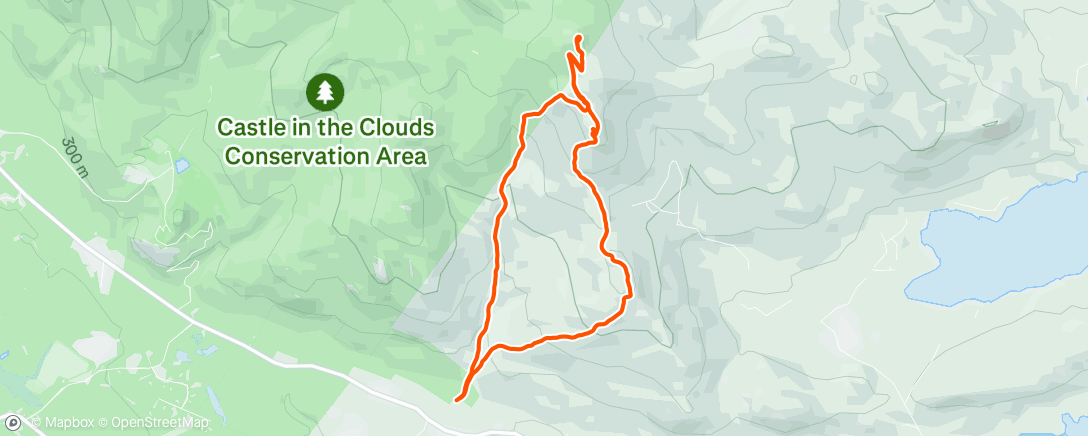 Map of the activity, Mount Shaw with Mav, Kevin, Henry and Joseph!