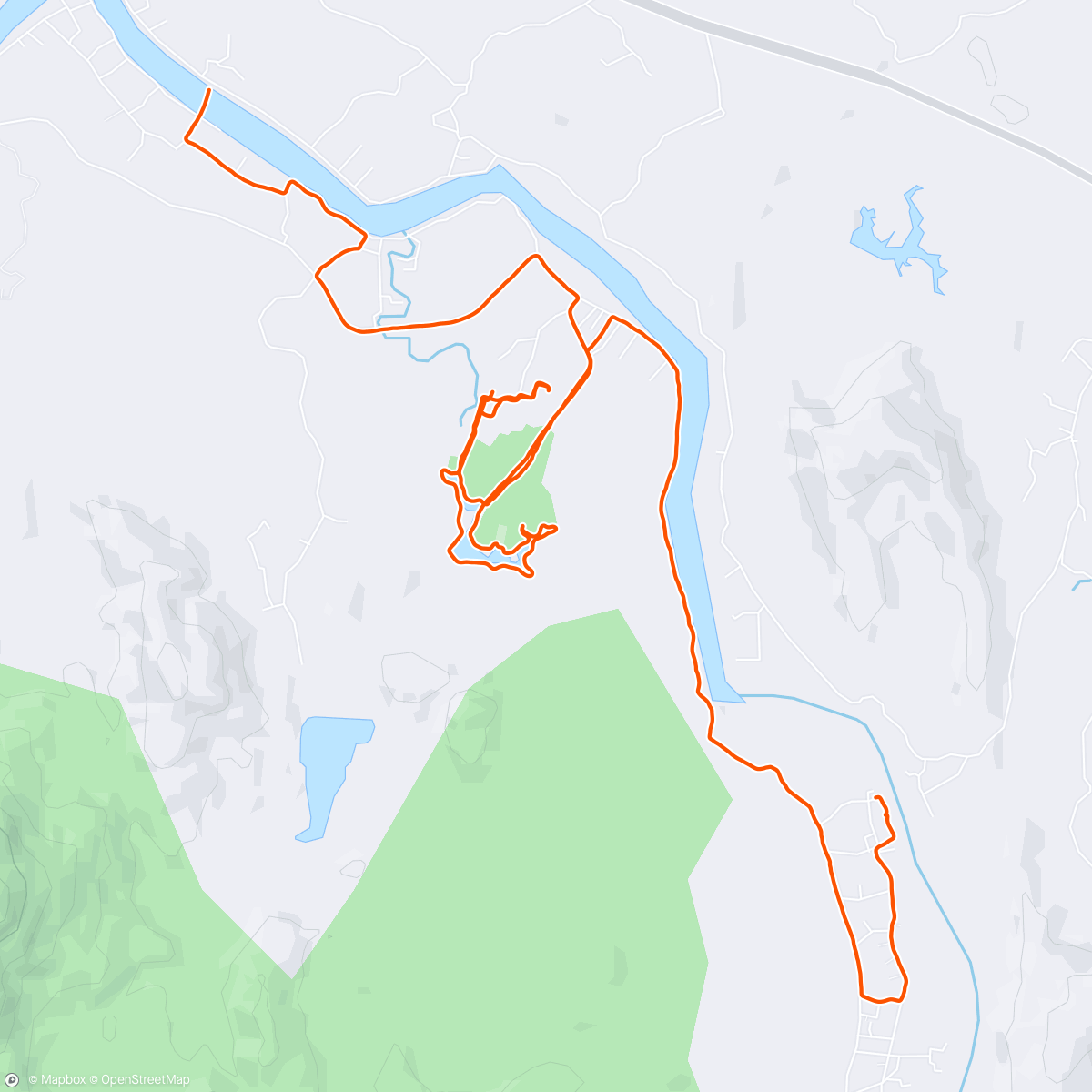 Map of the activity, Rivière des parfums, mausolées et plantation d’évéa
