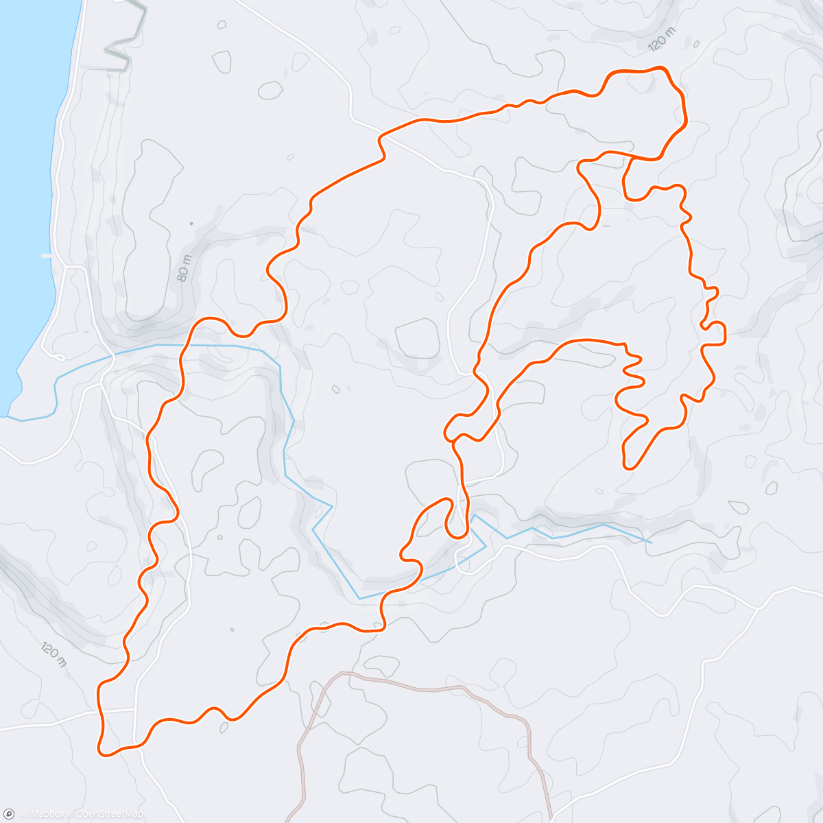 Map of the activity, 3 Peaks, sub 10 day one.
