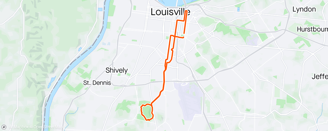 Map of the activity, To Iroquois and back. Training for bikeMS KY
Donate to meee https://events.nationalmssociety.org/index.cfm?fuseaction=donorDrive.participant&participantID=389374