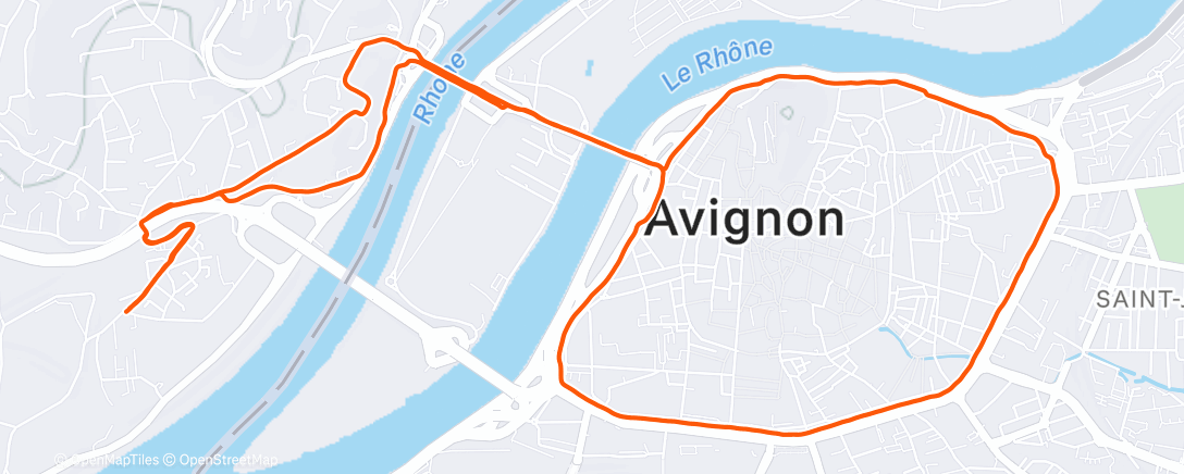 Map of the activity, EF tour des remparts