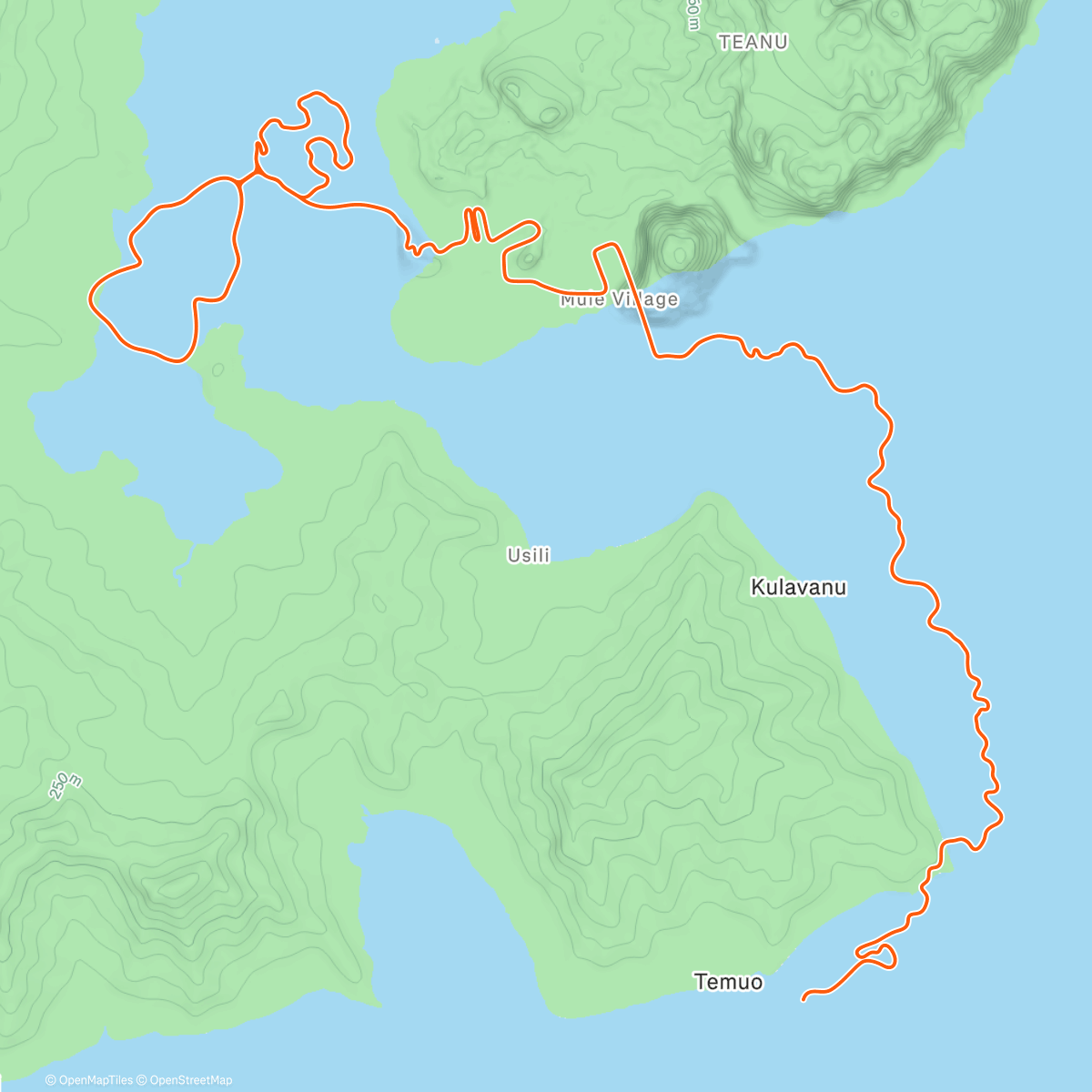 Map of the activity, Zwift - The Egyptian on Coast to Coast in Watopia