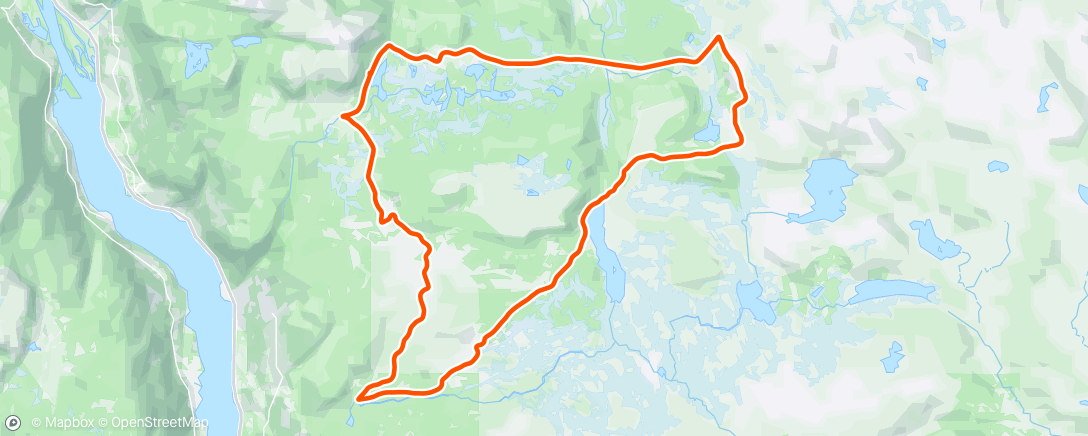 Map of the activity, Gravel Rehab