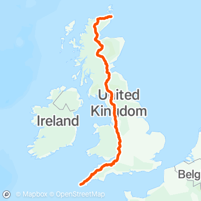 LEJOG 2024 | 1,545.3 km Cycling Route on Strava