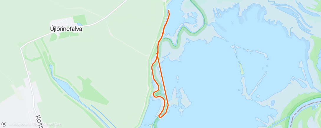 Mapa da atividade, Poroszló -Bölömbika kilátó