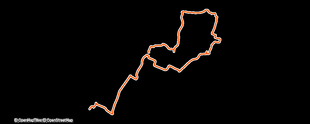 Map of the activity, EinMalUmDenKirchTurm_Ride