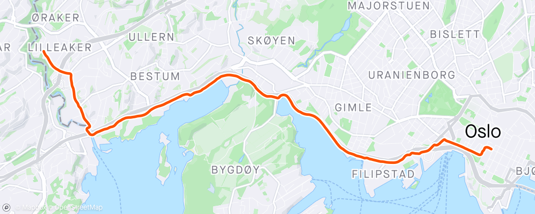 Karte der Aktivität „Øraker - Steen og Strøm”
