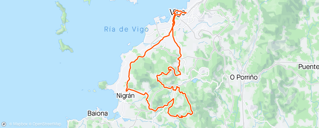 Map of the activity, 19-24 Cepudo-Galineiro