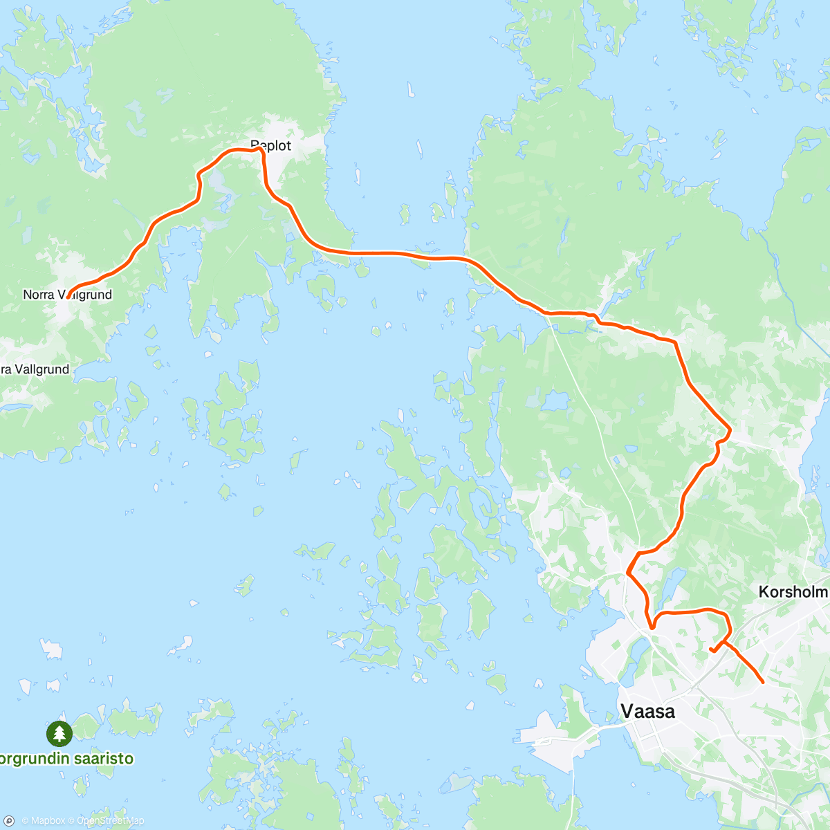 Map of the activity, WWW Tiistailenkki