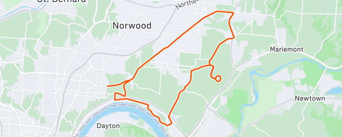 Map of the activity, Tire pulling session