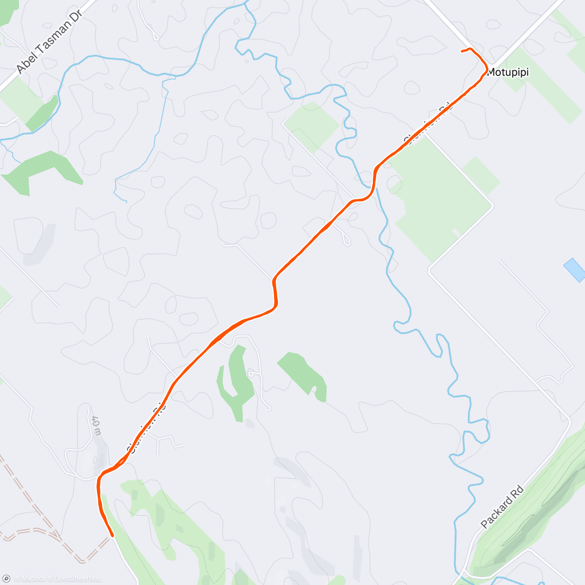 Map of the activity, Morning walk