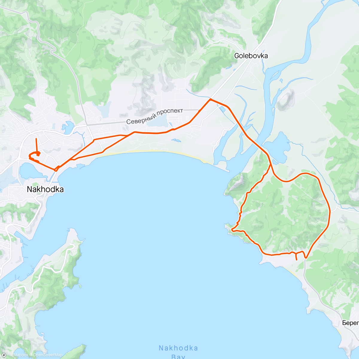 Map of the activity, МТБ вугулять🚵🏻‍♂️