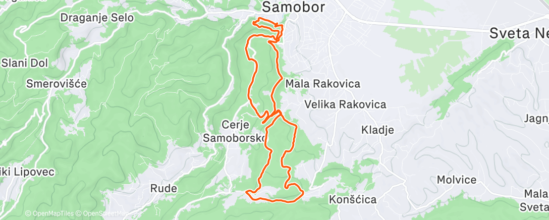 Map of the activity, Kmica četvrtkom 🌒