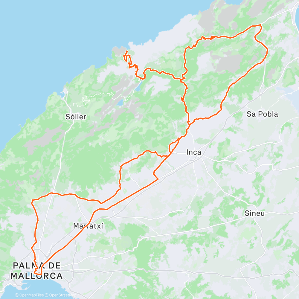 Map of the activity