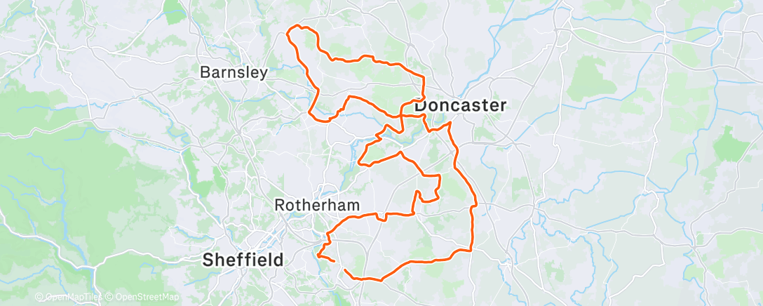 Карта физической активности (Morning Ride)