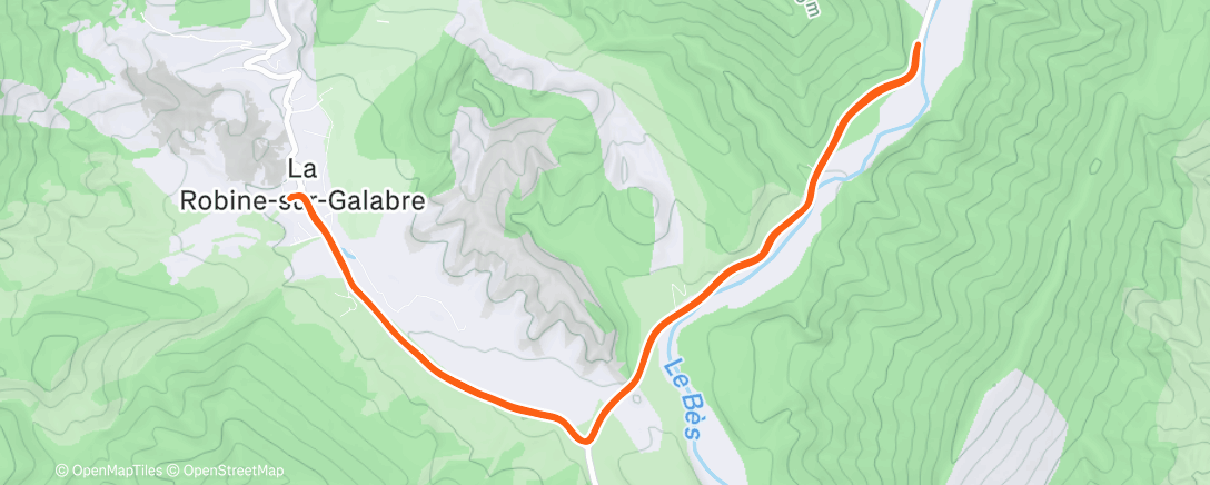 Карта физической активности (Afternoon Run)