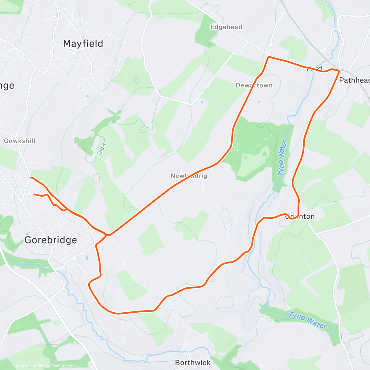 Карта физической активности (Baltic Crichton loop)