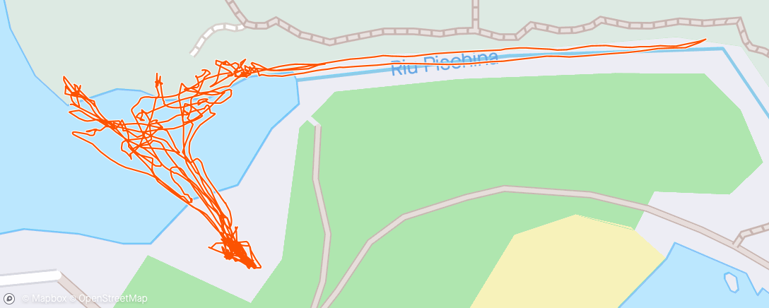 Mapa da atividade, Sessione di stand up paddle mattutina