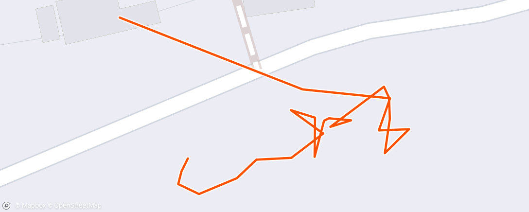 アクティビティ「Evening Run」の地図