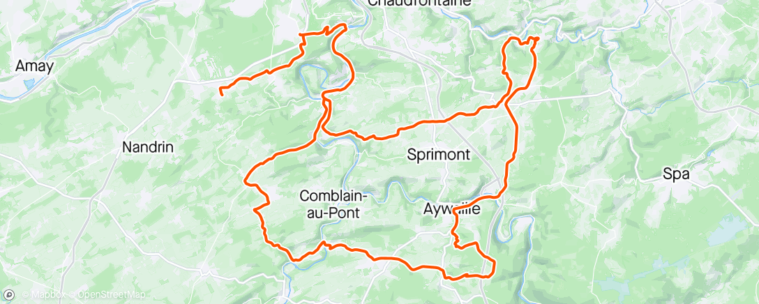 Mapa de la actividad (Windy sunday morning ride
With @tricalidi 
Nice after at bike with wine, craft beer and nearly home-made pizza (local products, bio))