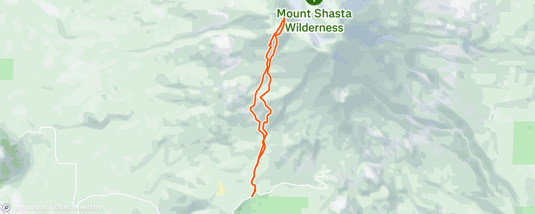 Map of the activity, Afternoon Backcountry Ski