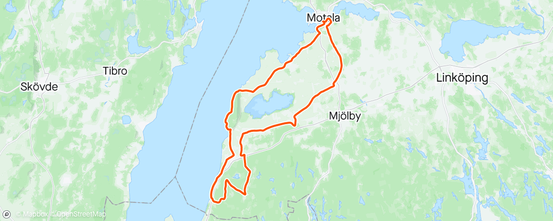 Map of the activity, HalvVättern räcker för en 50+are