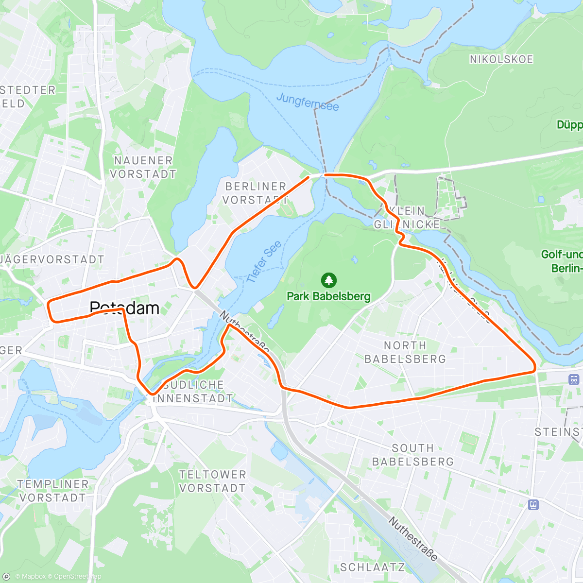 Map of the activity, rbb-Lauf 2024 | Drittelmarathon