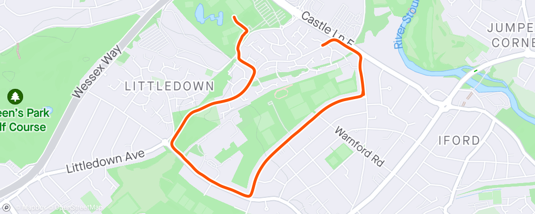 Map of the activity, C25K  Extra